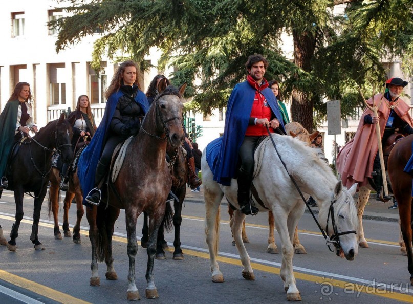 Карнавальное шествие в Вероне