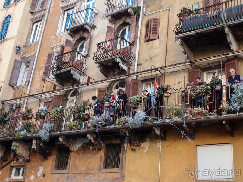 Карнавальное шествие в Вероне