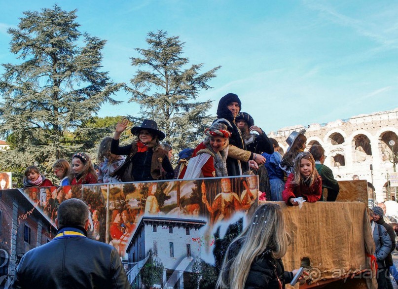 Карнавальное шествие в Вероне