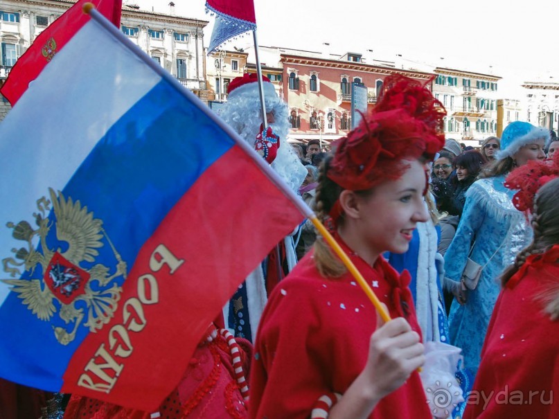 Карнавальное шествие в Вероне