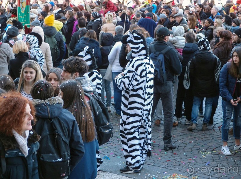 Карнавальное шествие в Вероне