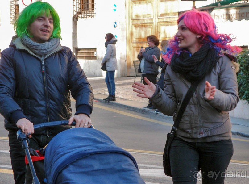 Карнавальное шествие в Вероне