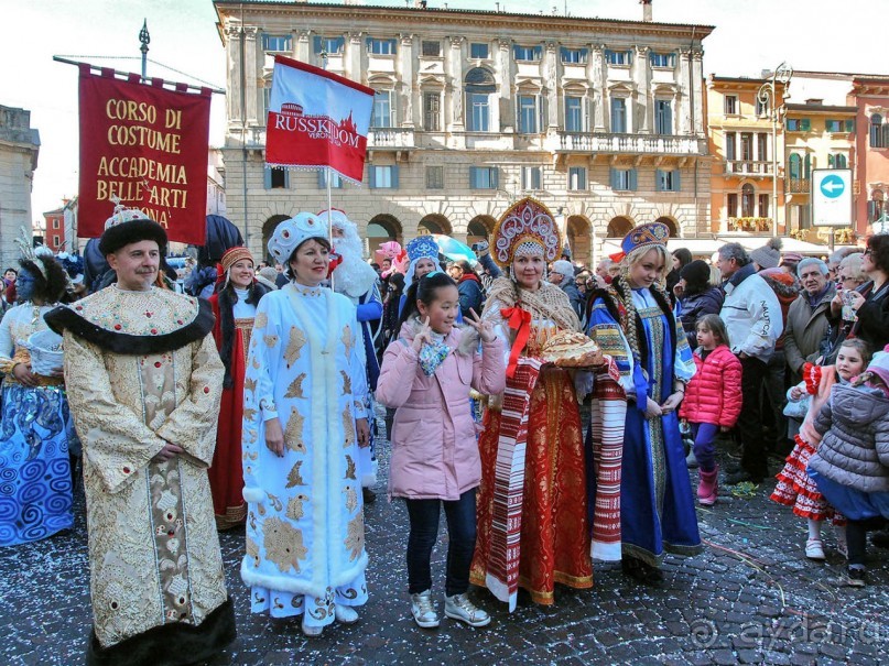 Карнавальное шествие в Вероне