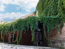 Вдоль центральной оси