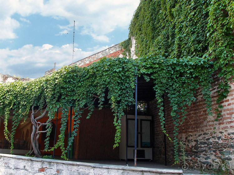 Вдоль центральной оси