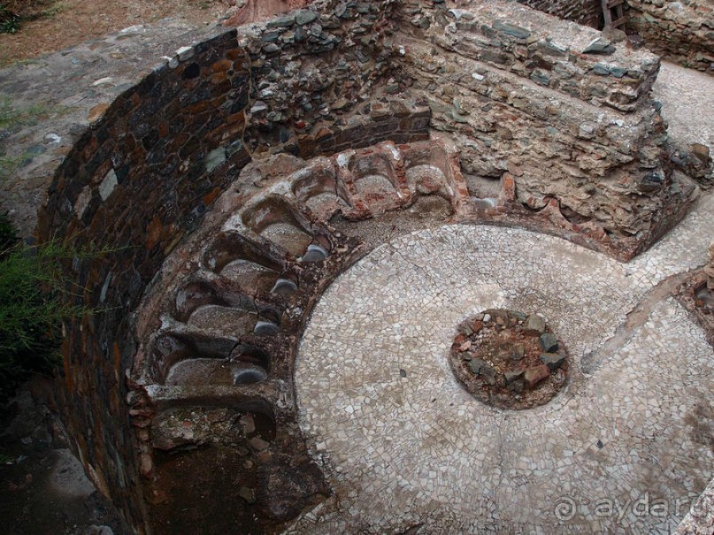 Вдоль центральной оси