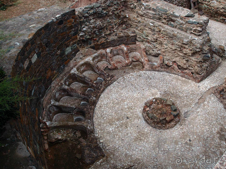 Вдоль центральной оси