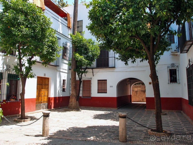 В квартале Санта-Крус