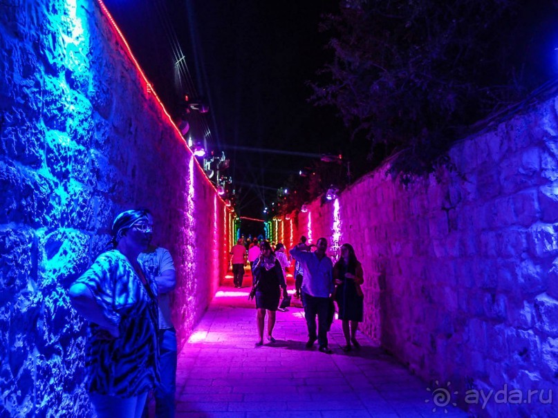 Как проходит фестиваль света в Иерусалиме