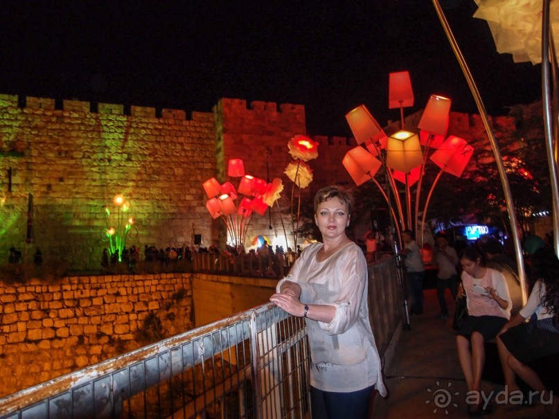 Как проходит фестиваль света в Иерусалиме
