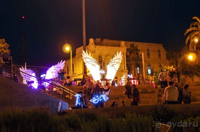 Как проходит фестиваль света в Иерусалиме