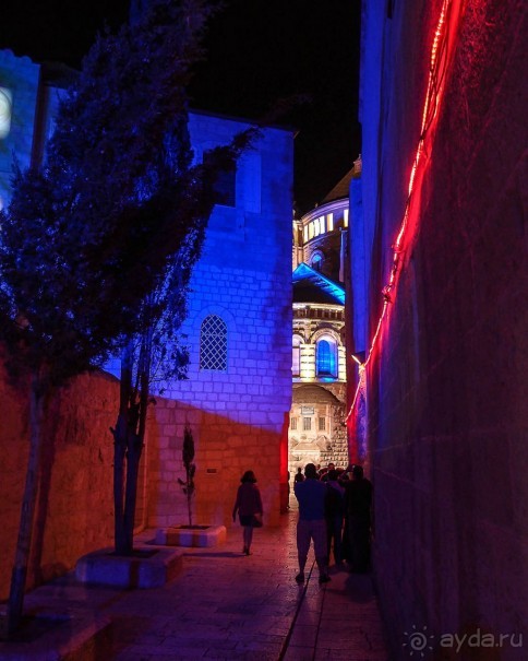 Как проходит фестиваль света в Иерусалиме