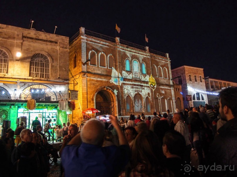 Как проходит фестиваль света в Иерусалиме