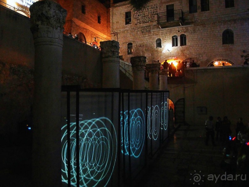 Как проходит фестиваль света в Иерусалиме