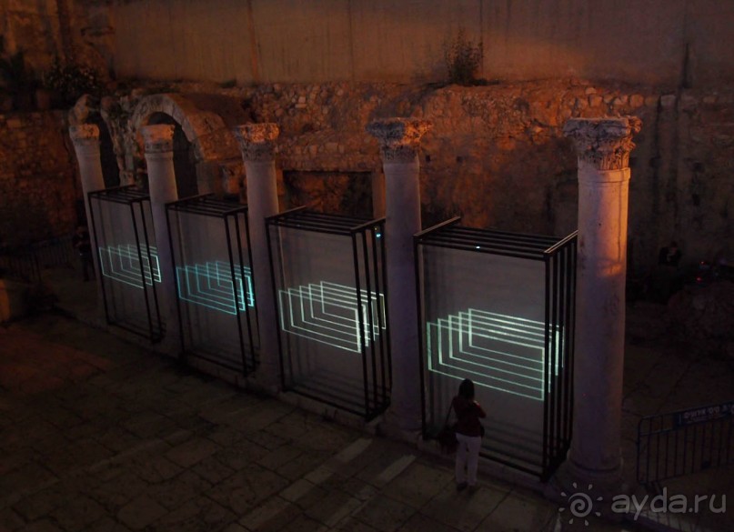 Как проходит фестиваль света в Иерусалиме