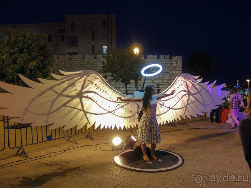 Как проходит фестиваль света в Иерусалиме