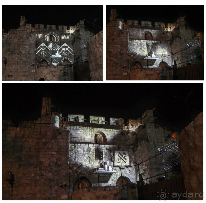 Как проходит фестиваль света в Иерусалиме