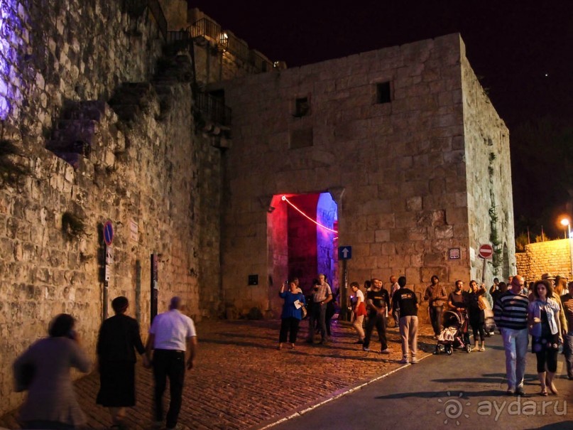 Как проходит фестиваль света в Иерусалиме