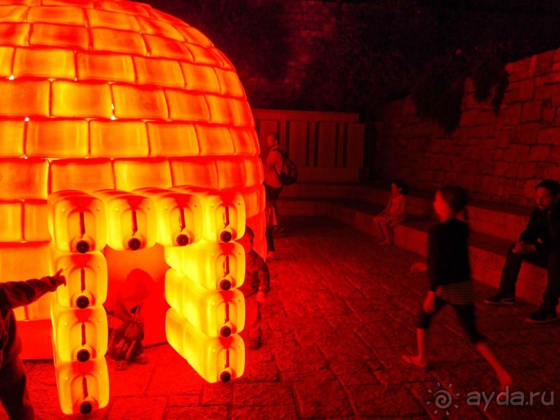 Как проходит фестиваль света в Иерусалиме