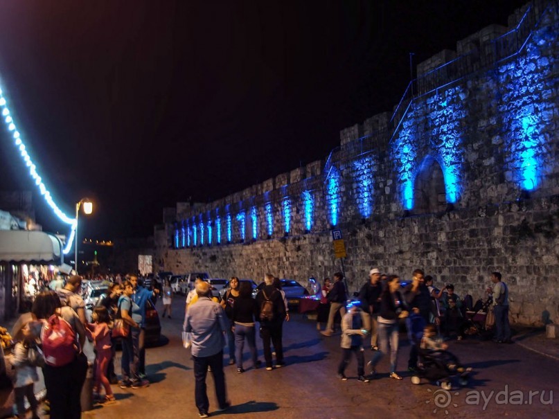 Как проходит фестиваль света в Иерусалиме