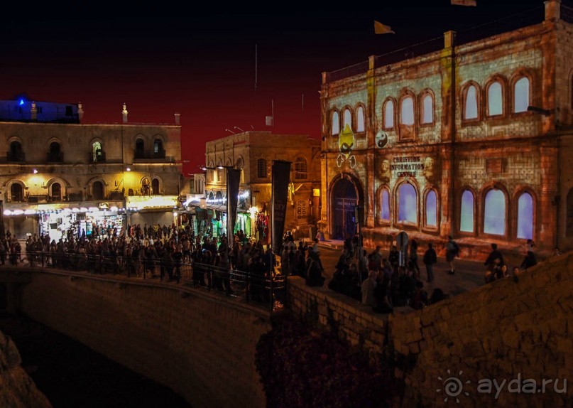 Как проходит фестиваль света в Иерусалиме