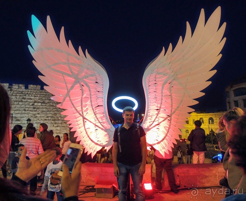 Как проходит фестиваль света в Иерусалиме