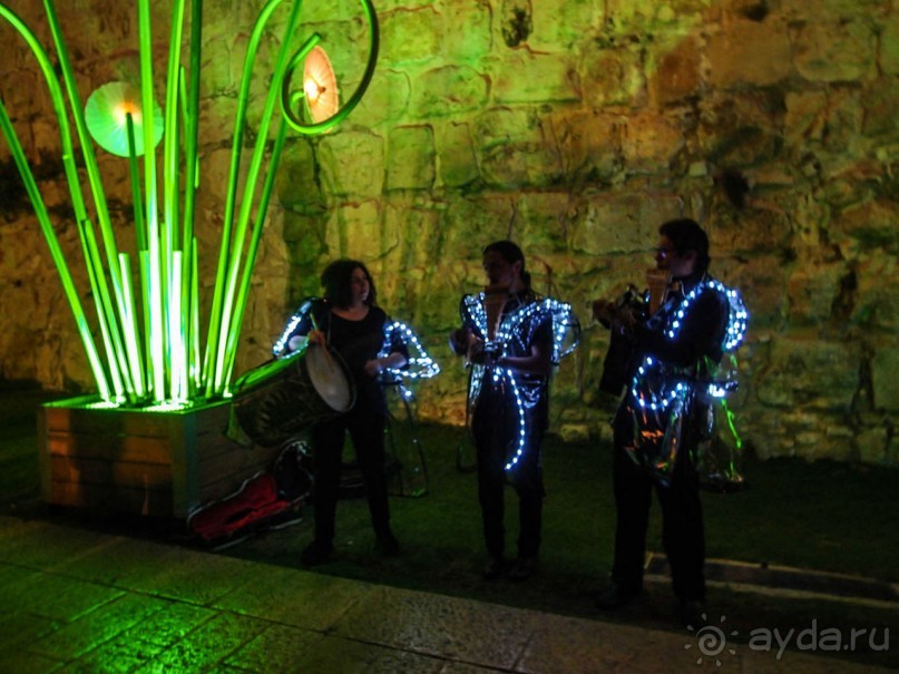 Как проходит фестиваль света в Иерусалиме