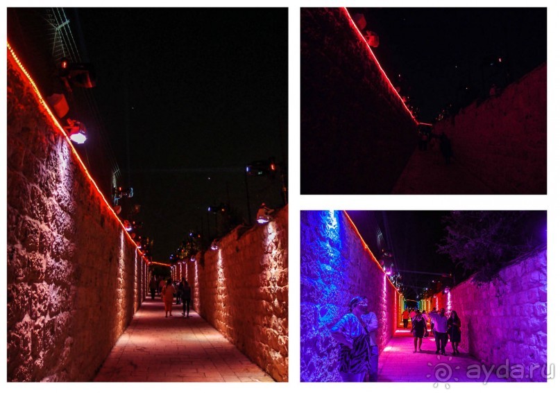 Как проходит фестиваль света в Иерусалиме