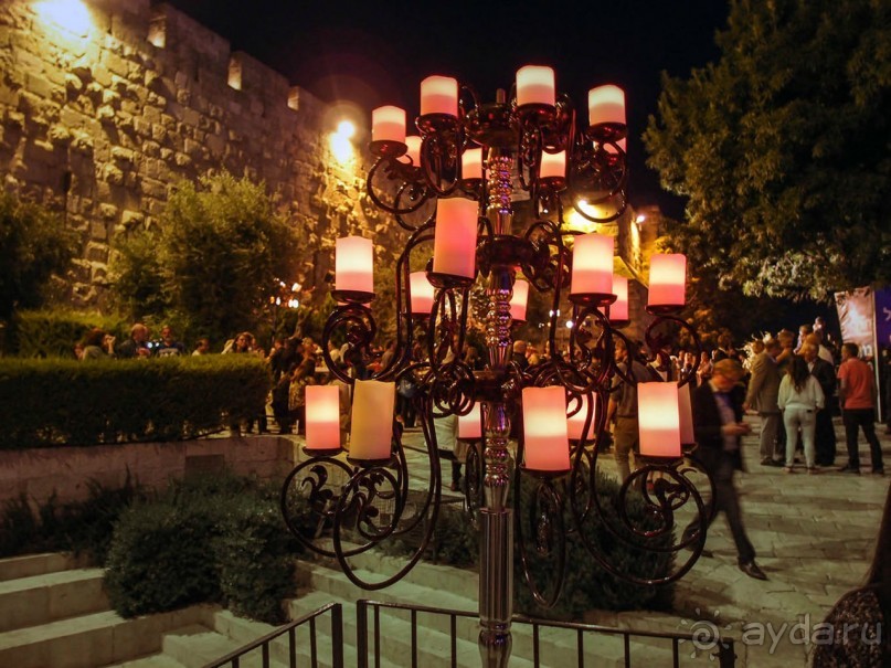 Как проходит фестиваль света в Иерусалиме