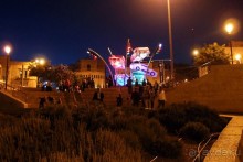 Снова расцветился город ночной