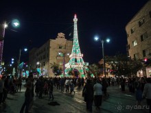 Снова расцветился город ночной