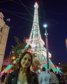 Снова расцветился город ночной