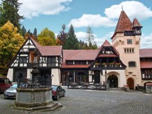 Синая жёлтая, красная, зелёная