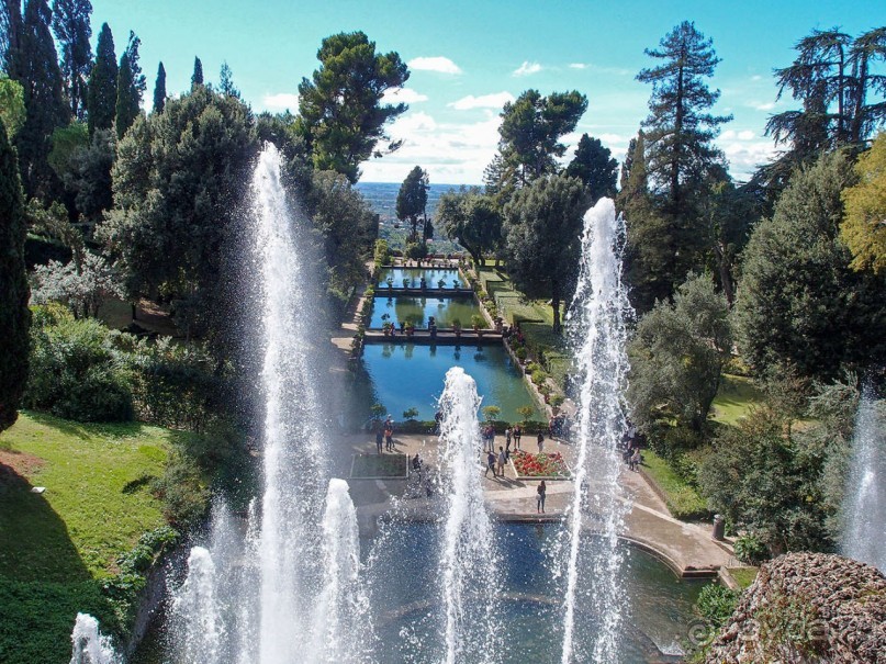 100 фонтанов Тиволи