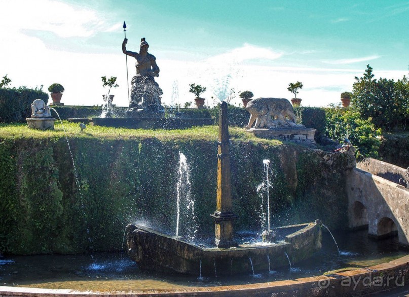 100 фонтанов Тиволи