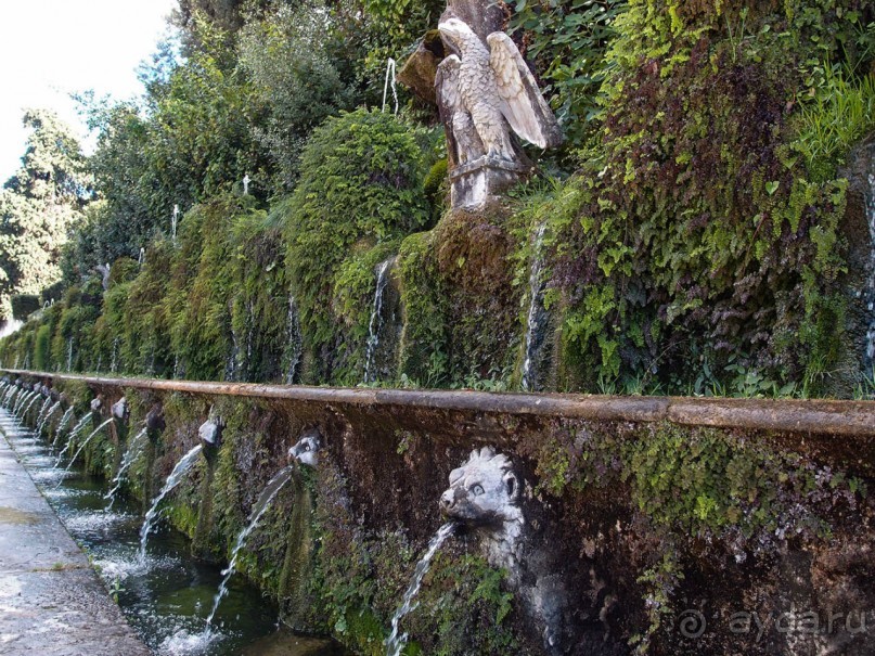 100 фонтанов Тиволи