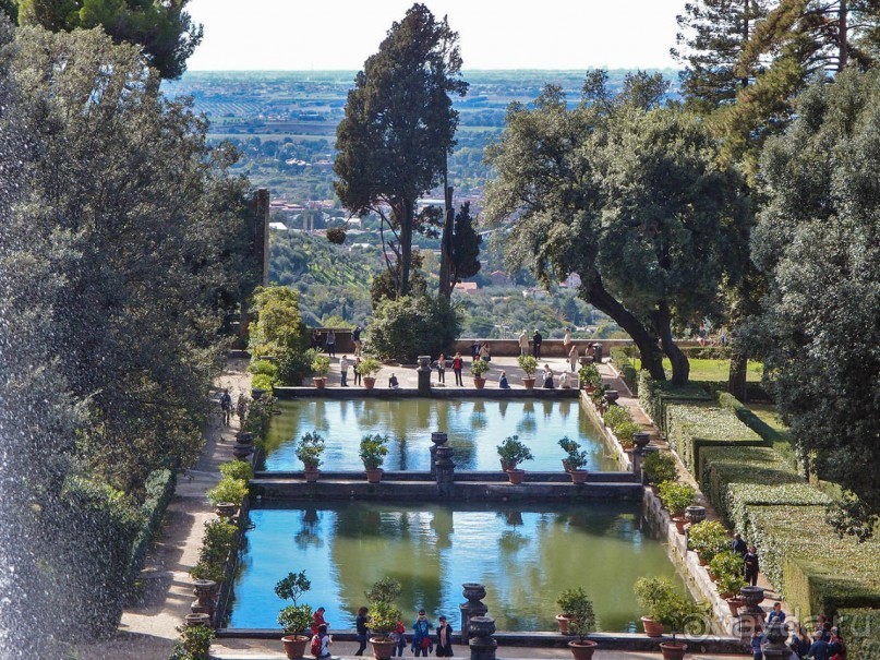 100 фонтанов Тиволи