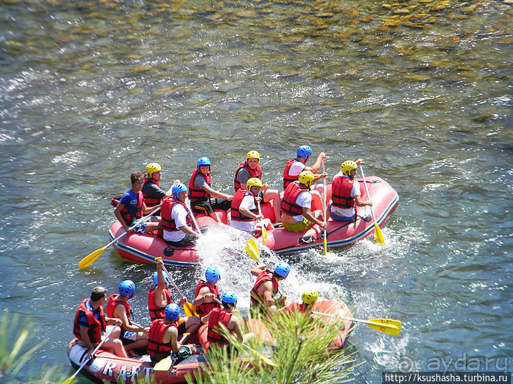 Рафтинг в каньоне Кёпрюлю