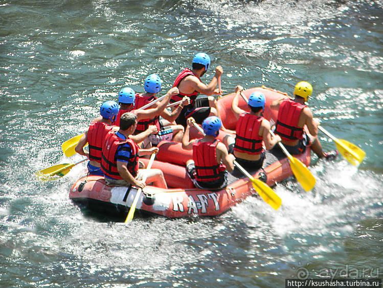 Рафтинг в каньоне Кёпрюлю