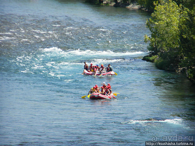 Рафтинг в каньоне Кёпрюлю
