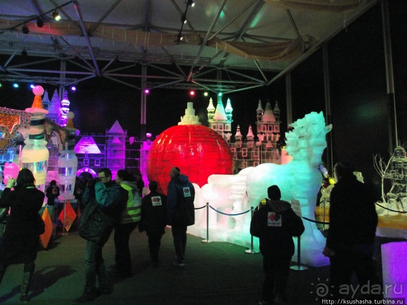 Выставка ледяных скульптур