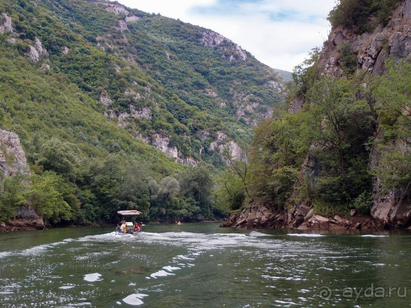 На лодке по Каньону Матка