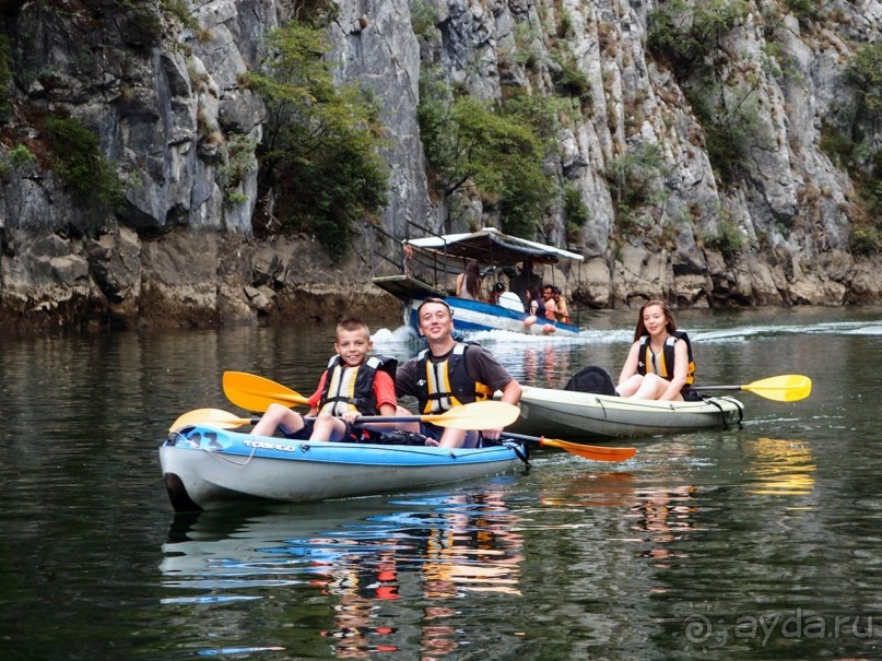 На лодке по Каньону Матка