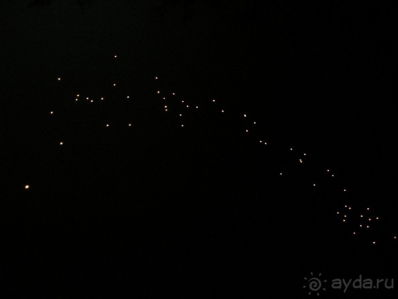 Праздник Лои Кратонг в древнем Сукхотае