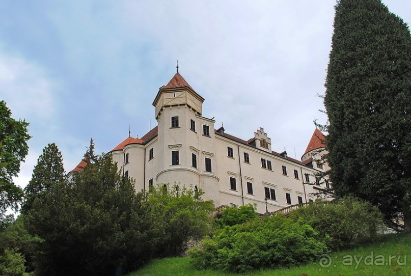 Конопиште. Весенний замок