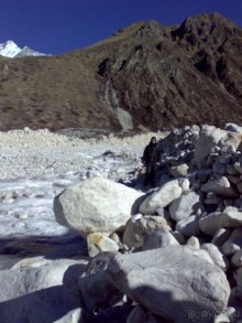 Огромный маленький Лангтанг. Спуск