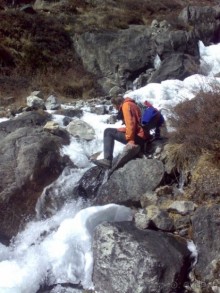 Огромный маленький Лангтанг. Спуск