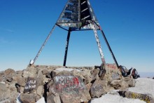 Тубкаль. Зимой и за один день