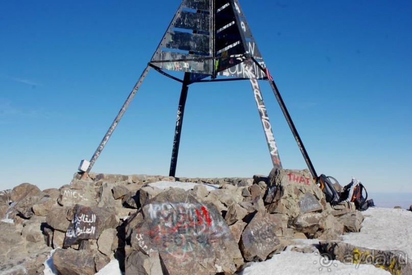 Тубкаль. Зимой и за один день