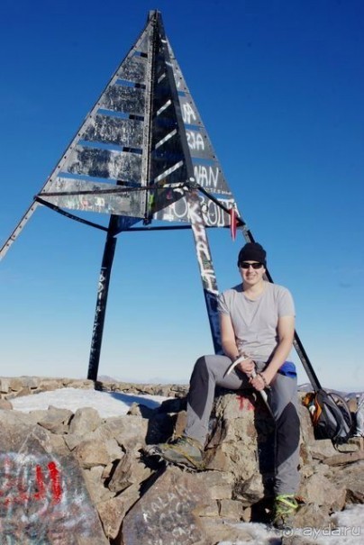 Тубкаль. Зимой и за один день